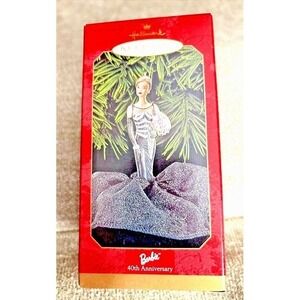 1999 40th Anniversary Barbie Ornament Hallmark Keepsake NIB Vtg